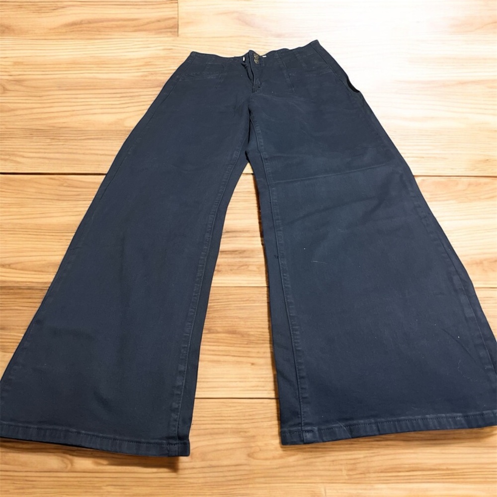 Mica sz 11/30 Wide-Leg Navy Pants NWT
